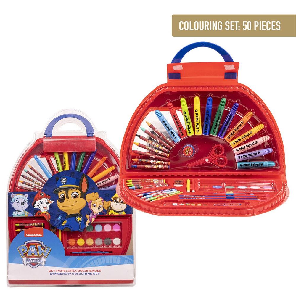 Set Papeleria Patrulla Canina Paw Patrol 50pzs