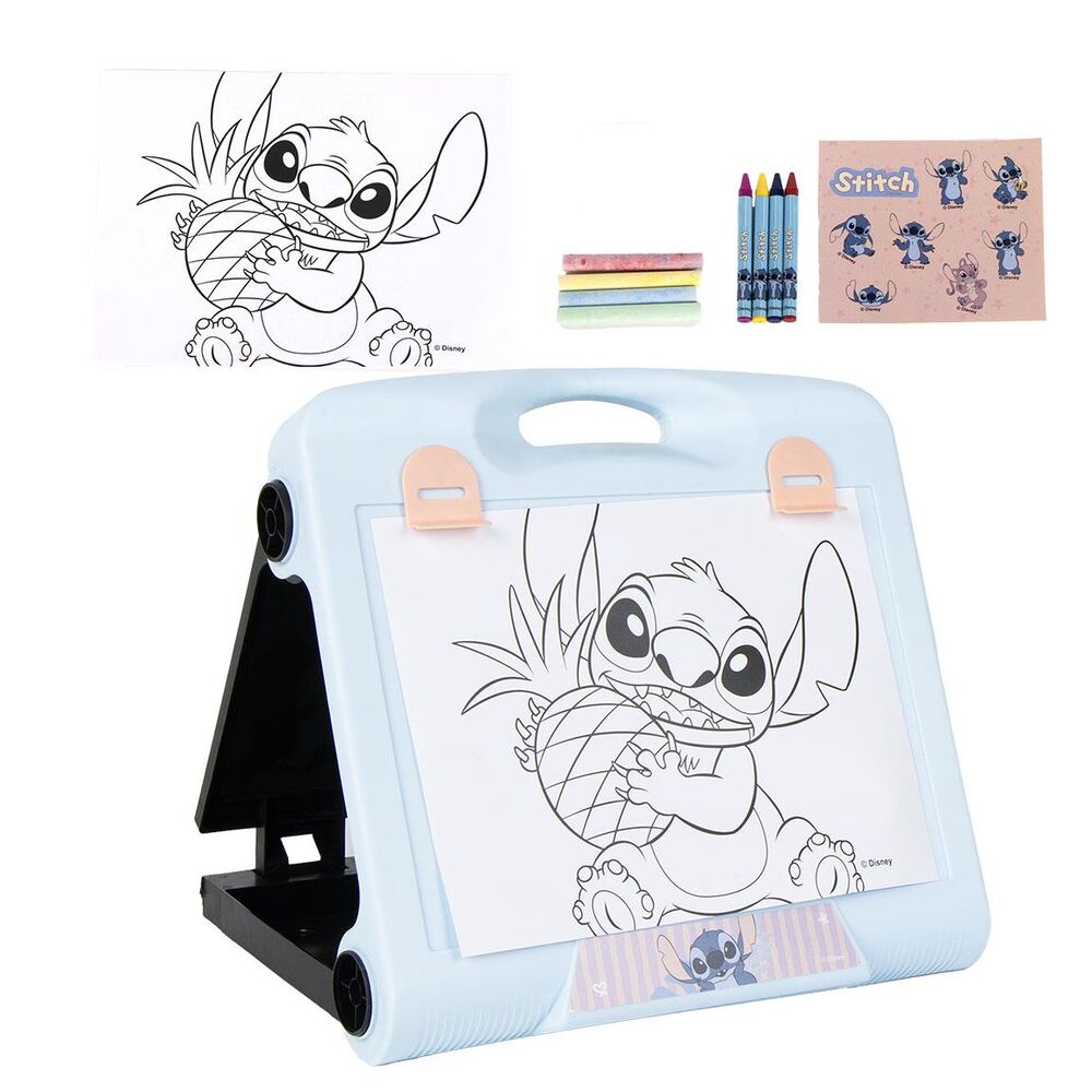 Set papeleria portatil Stitch Disney