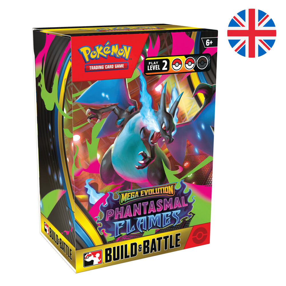 Juego cartas Fuegos Fantasmales Build & Battle Pokemon ingles