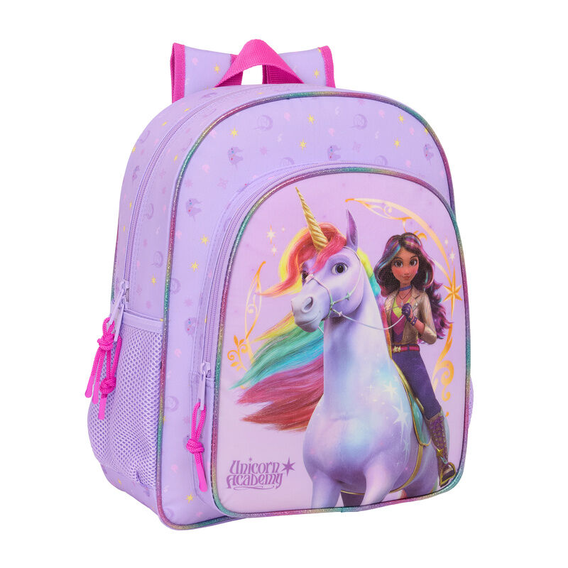 Mochila Academia Unicornio 38cm adaptable