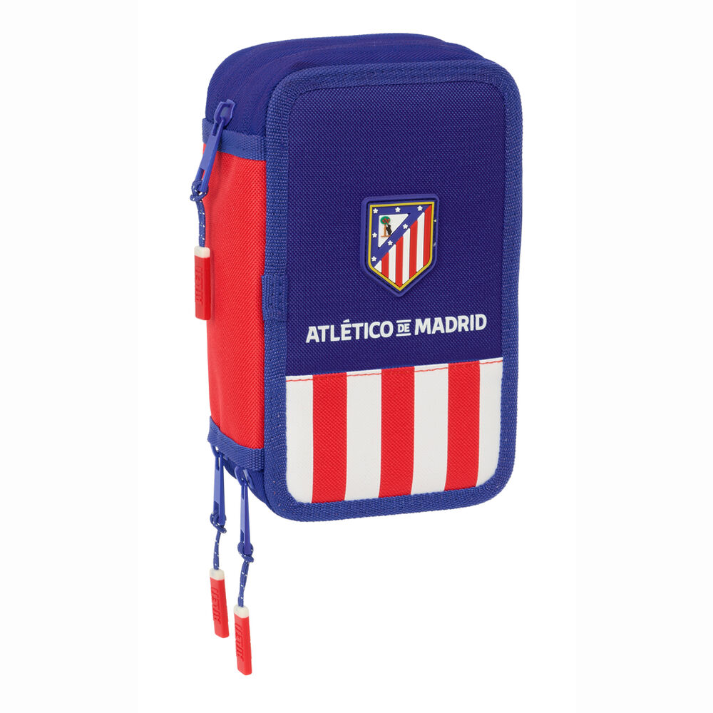 Plumier Atletico de Madrid triple 37pzs