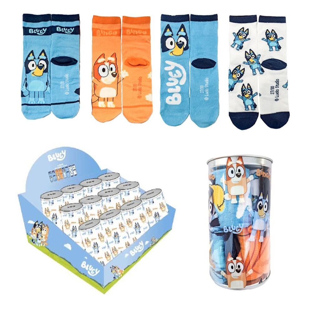 Set 4 pares calcetines Bluey