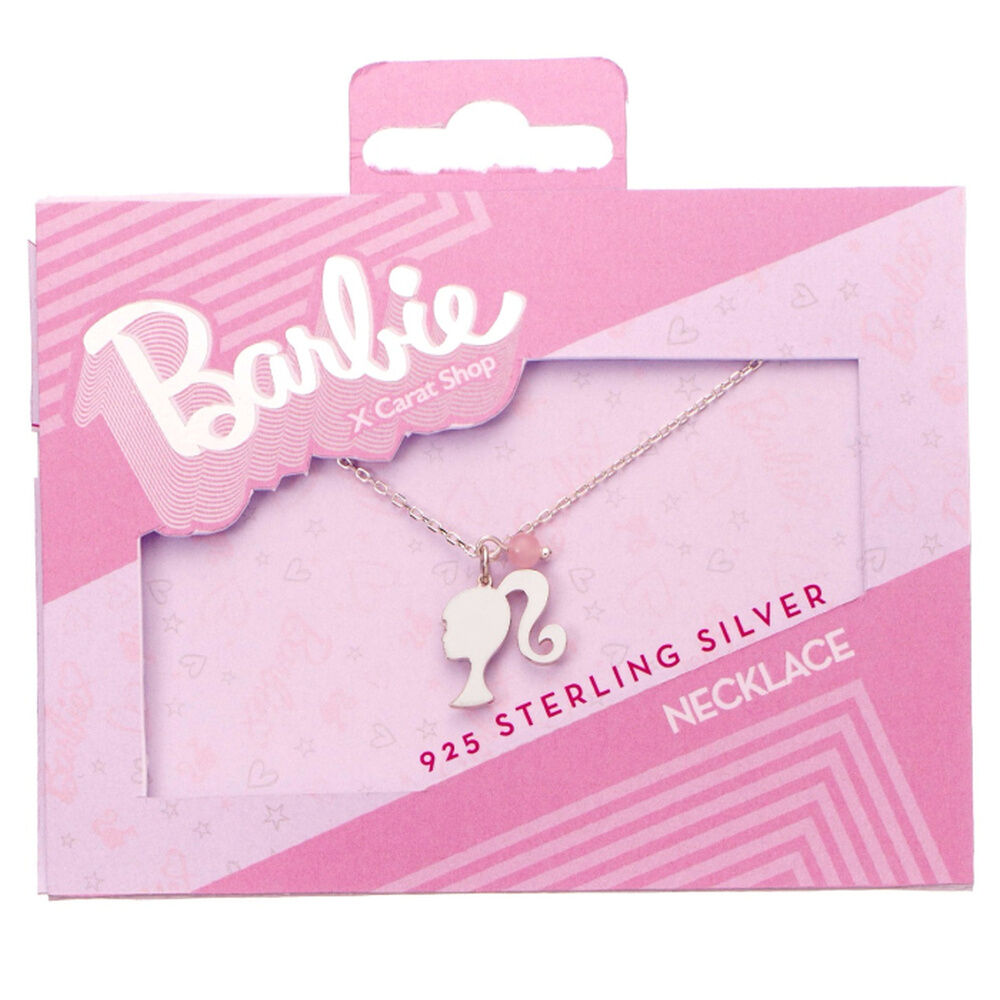 Colgante Silhouette Barbie plata