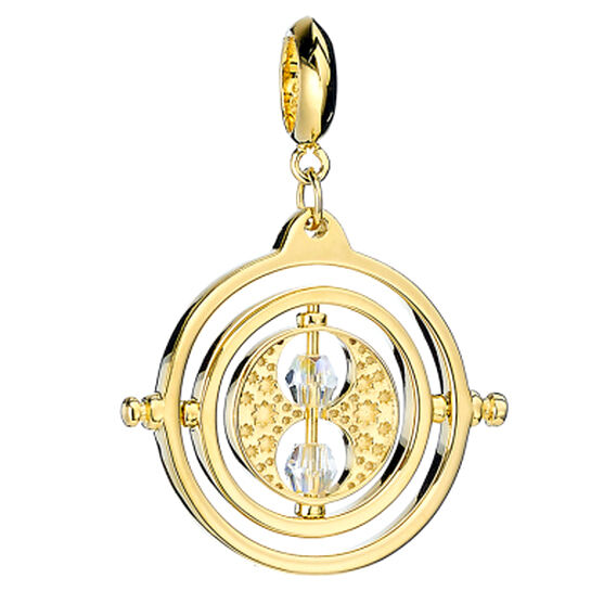 Charm Giratiempos Harry Potter plata baño oro