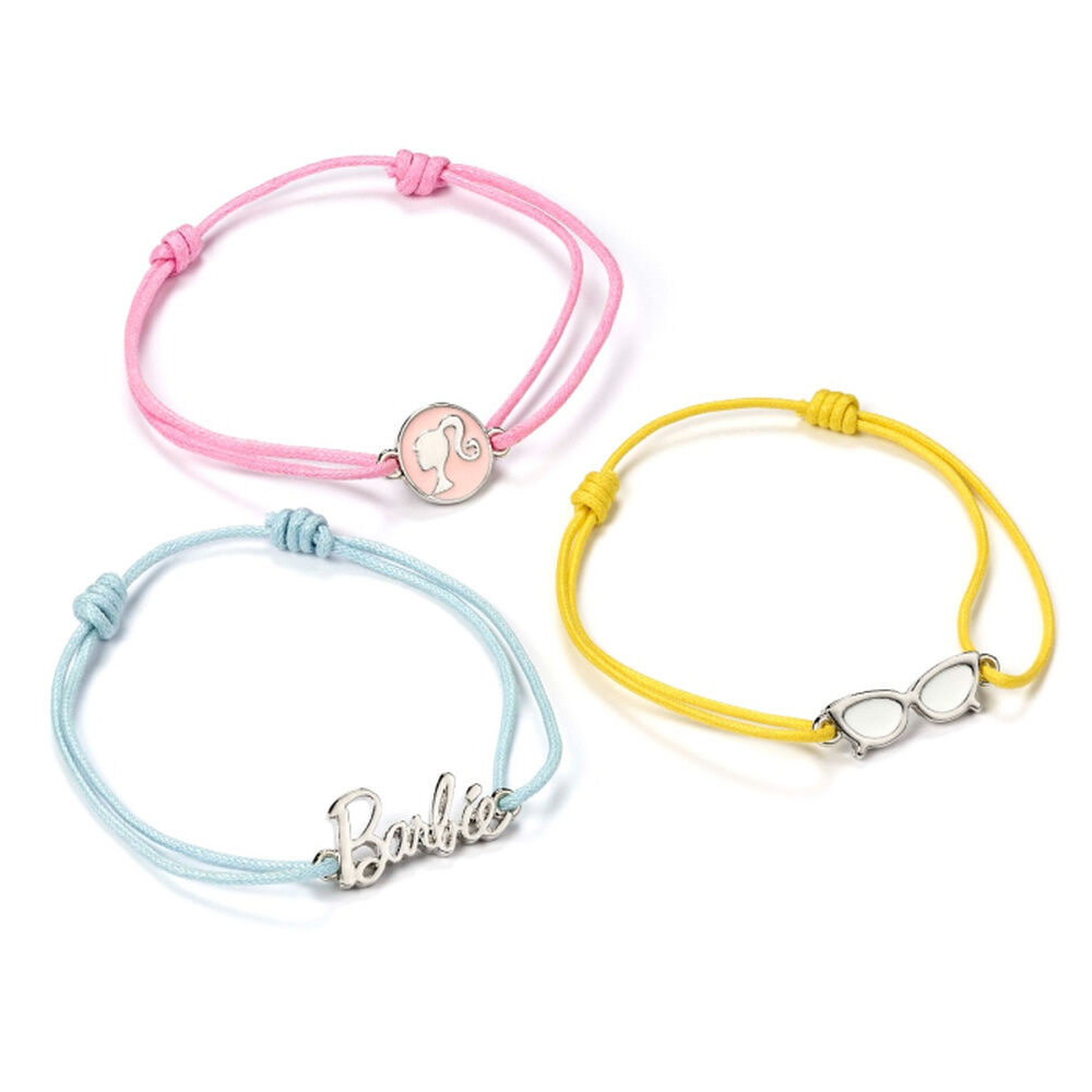 Set 3 pulseras Amistad Barbie