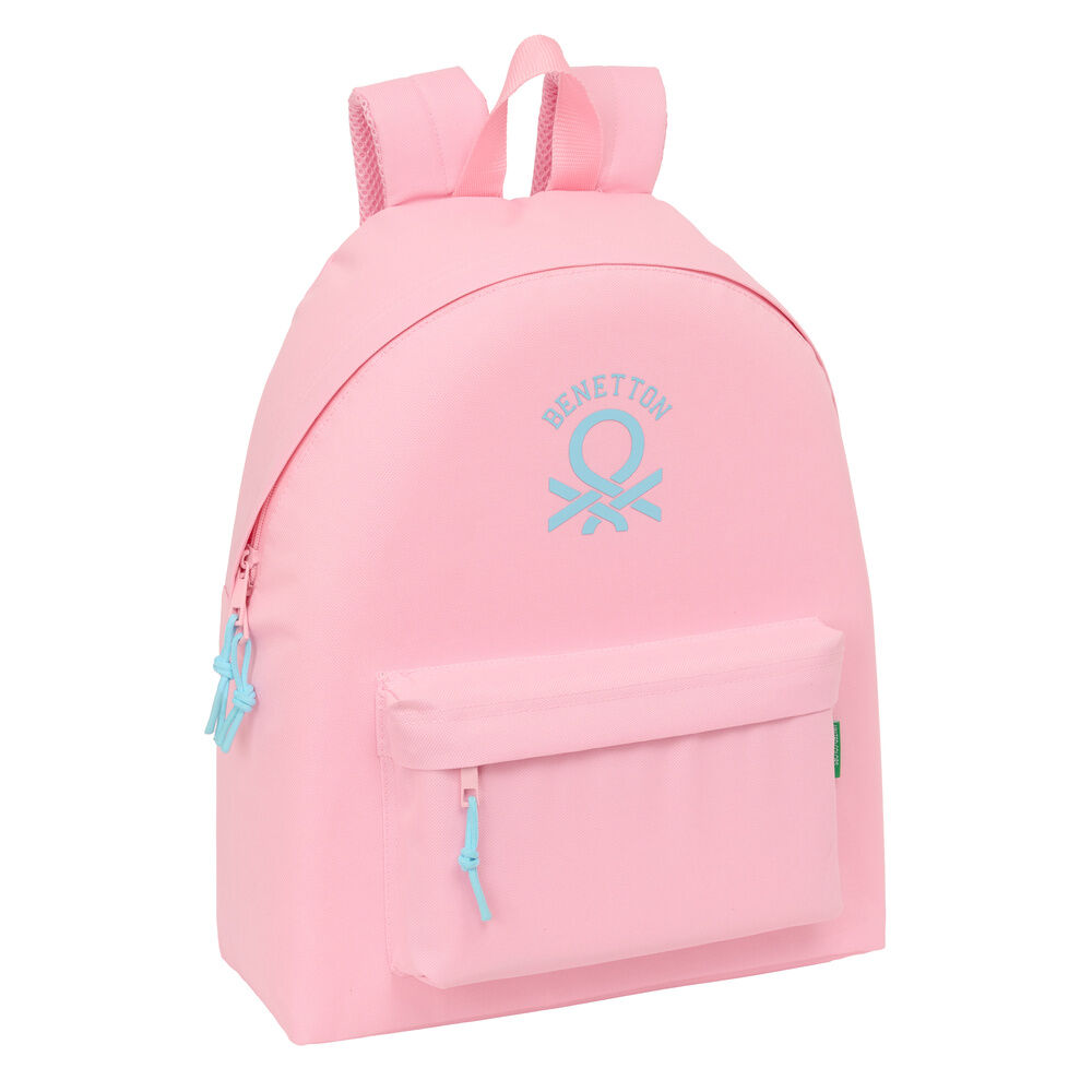 Mochila Rosa Pastel Benetton 42cm