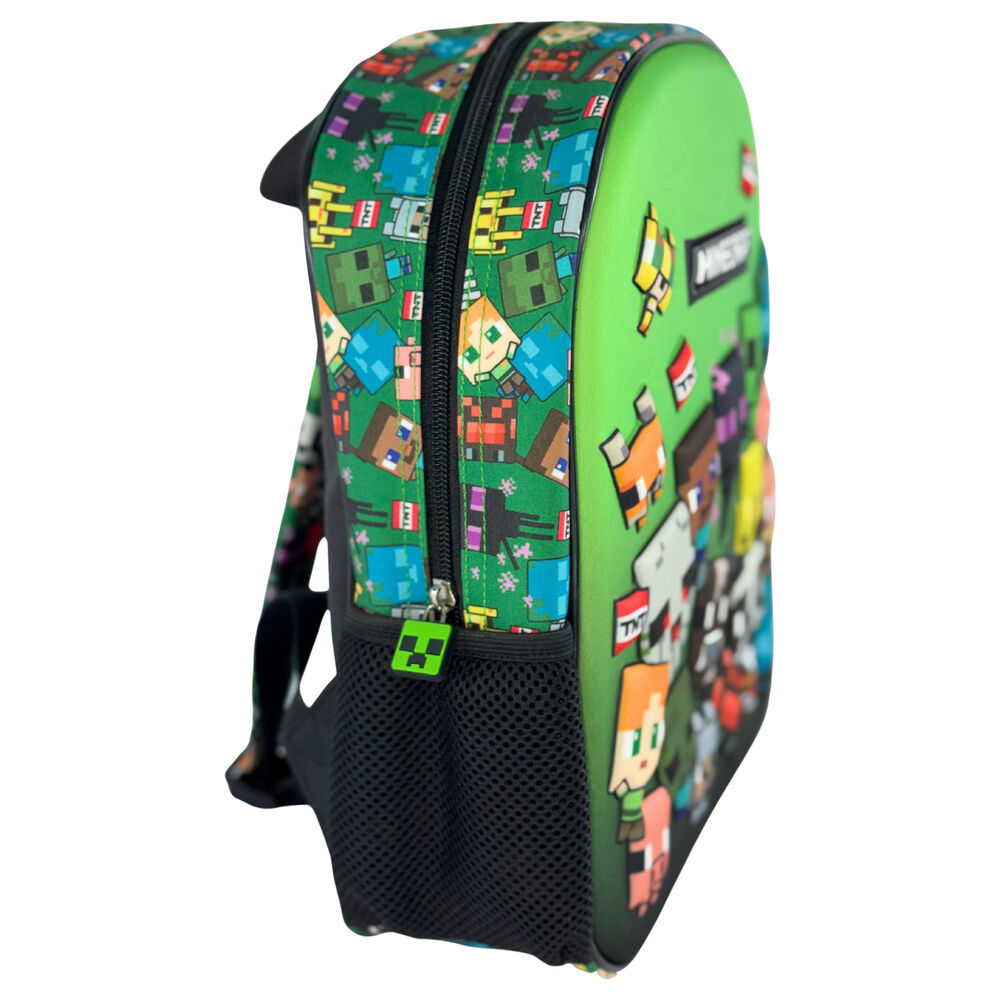 Mochila 3D Characters Minecraft 30cm