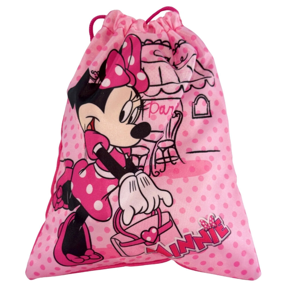 Saco merienda Paris Minnie Disney 30cm