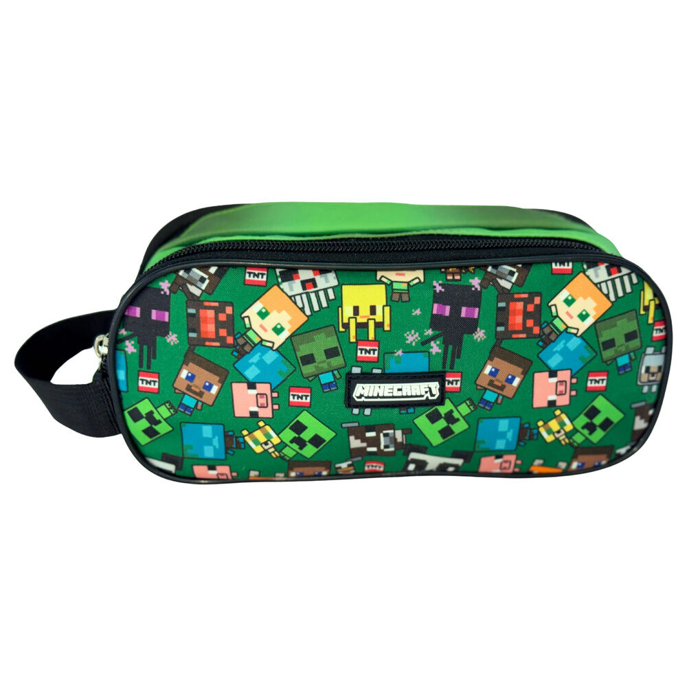 Bolsa cremallera Characters Minecraft triple