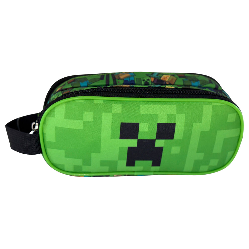 Bolsa cremallera Face Minecraft