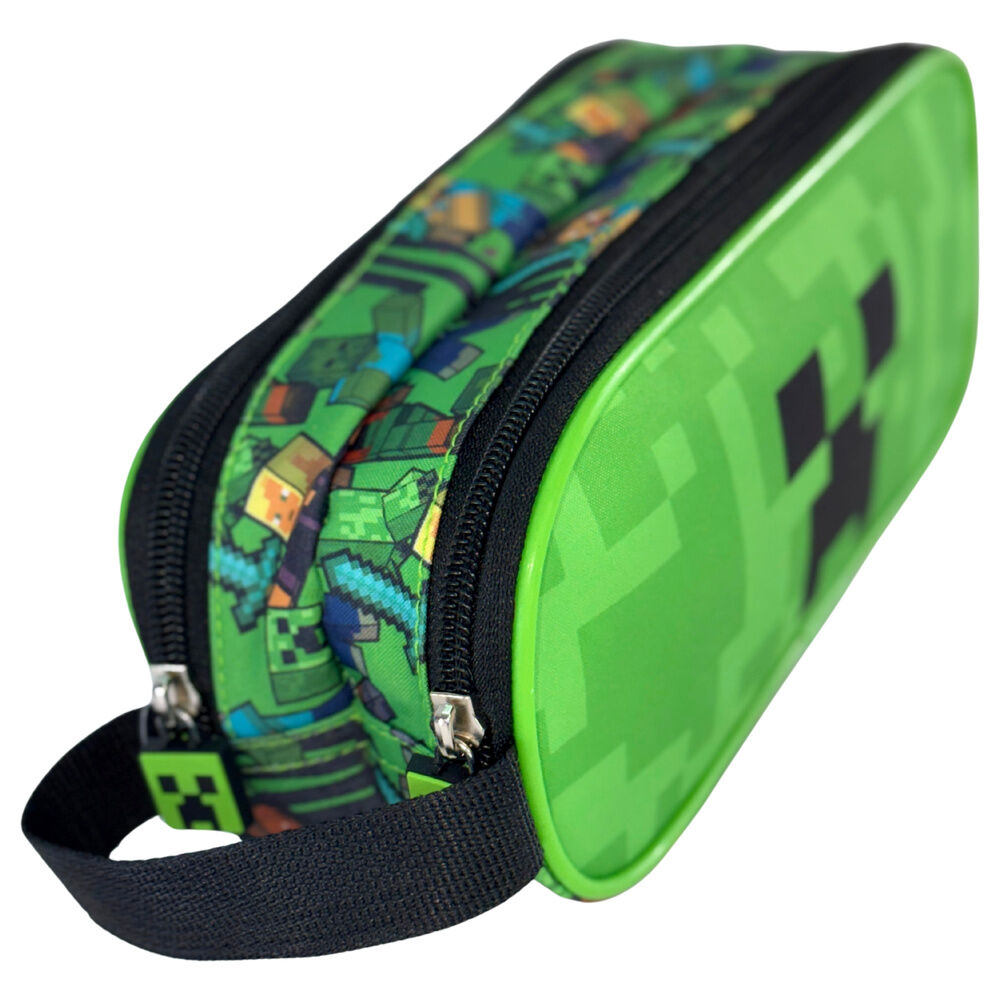 Bolsa cremallera Face Minecraft