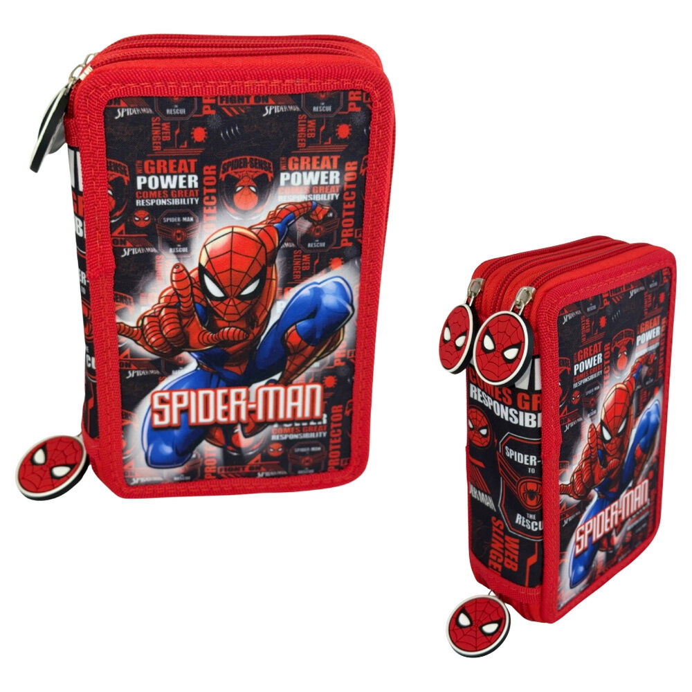Plumier Hero Spiderman Marvel triple