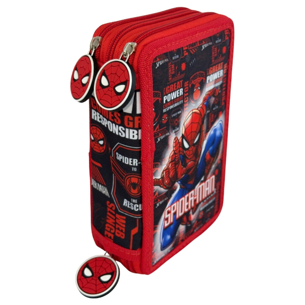 Plumier Hero Spiderman Marvel triple