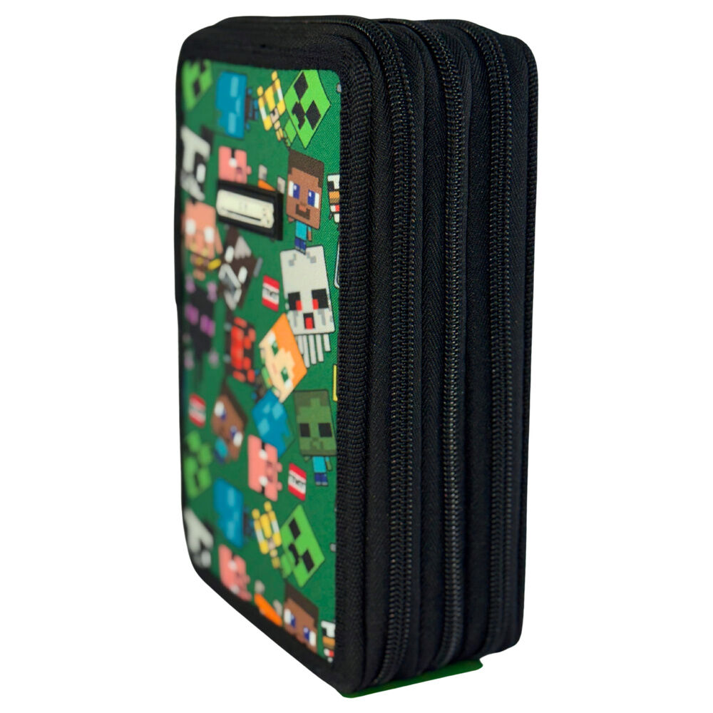 Bolsa cremallera Characters Minecraft triple