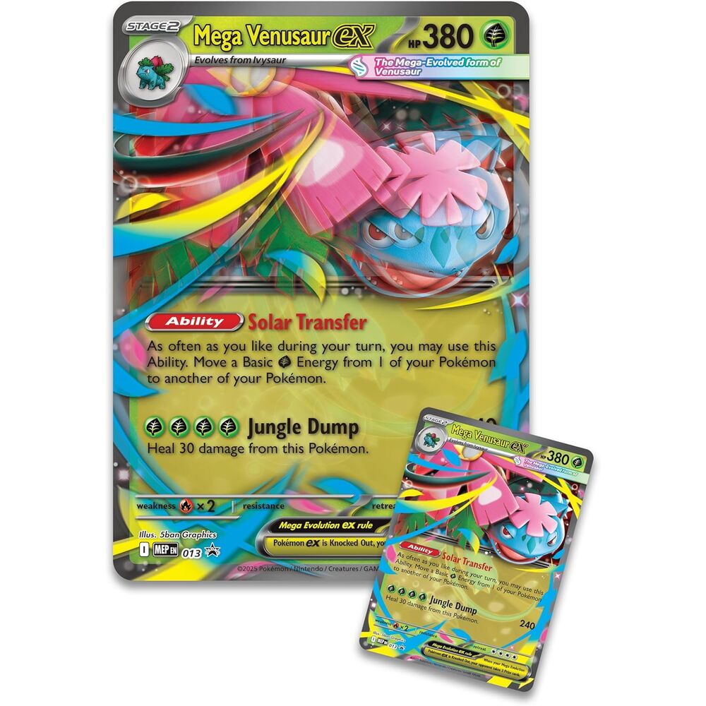 Blister Premium cartas Mega-Venusaur Pokemon ingles