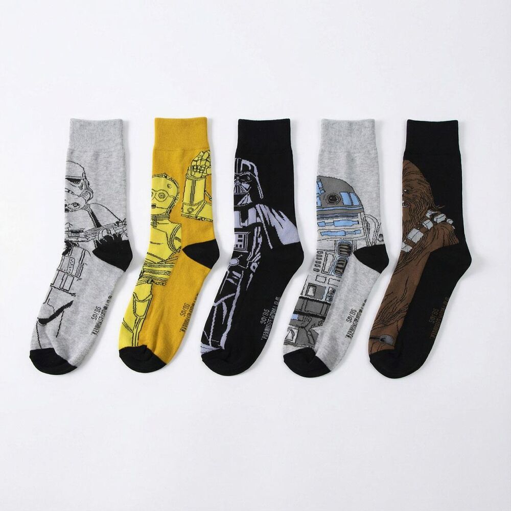 Blister 5 pares calcetines Star Wars adulto