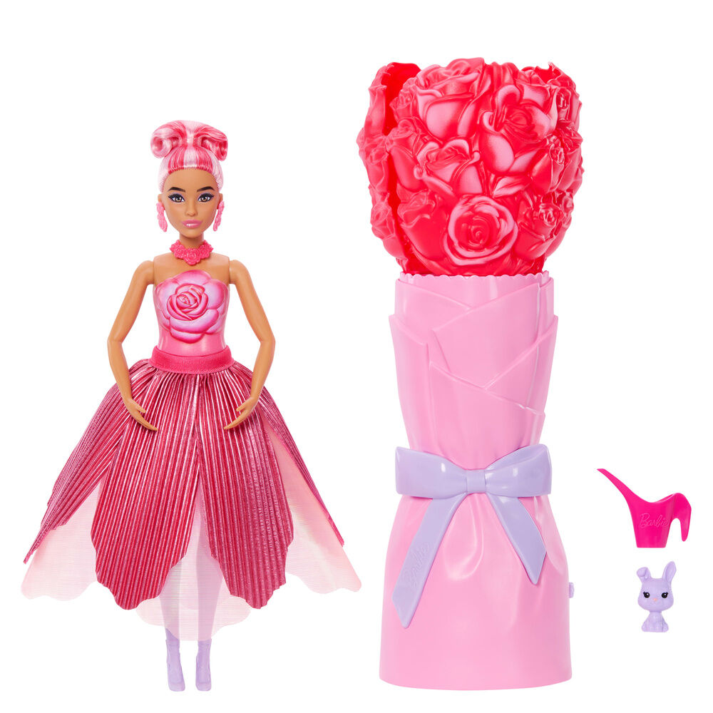 Muñeca Rosa Roja Petal Pop Barbie