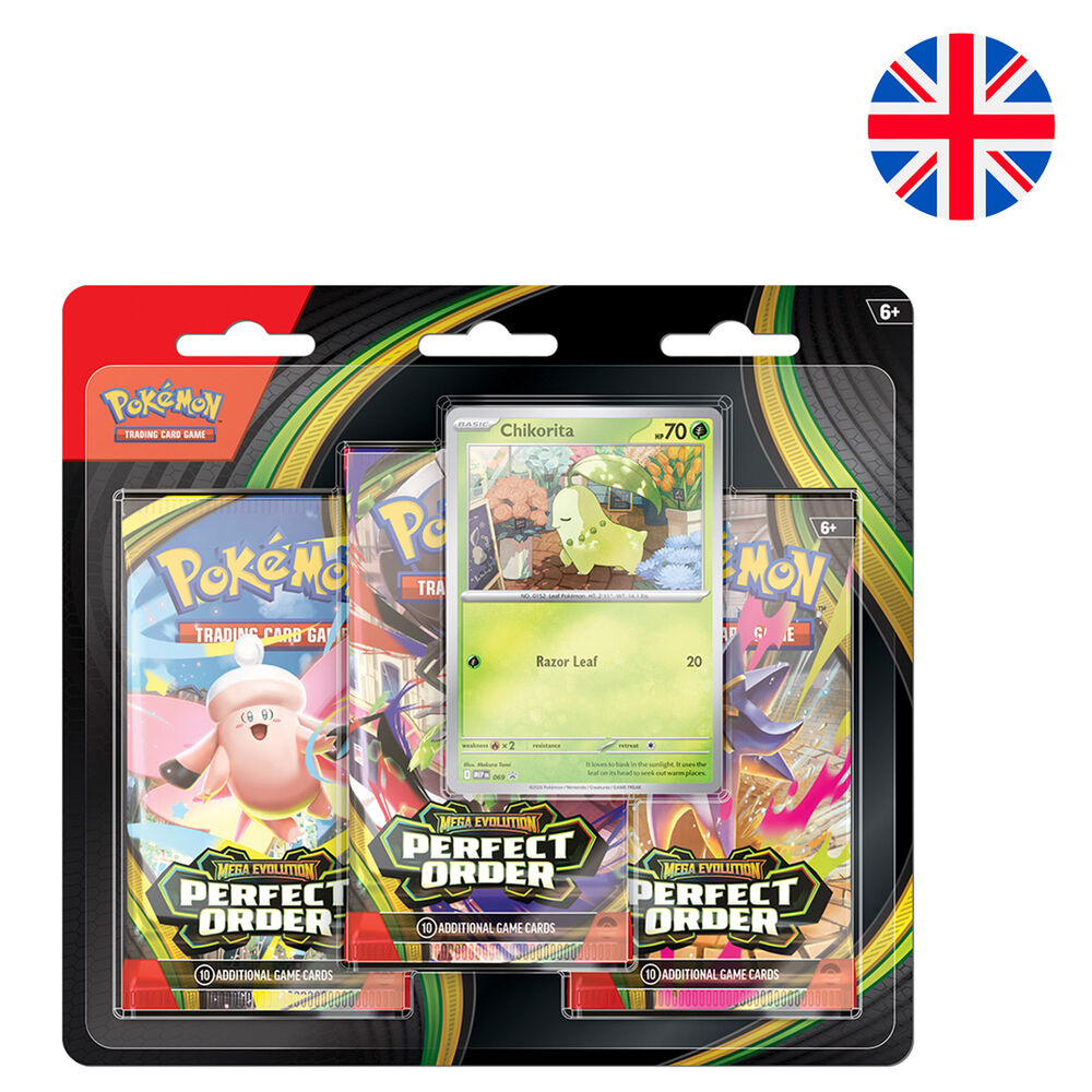 Blister cartas 3 sobres Equilibrio Perfecto Pokemon ingles