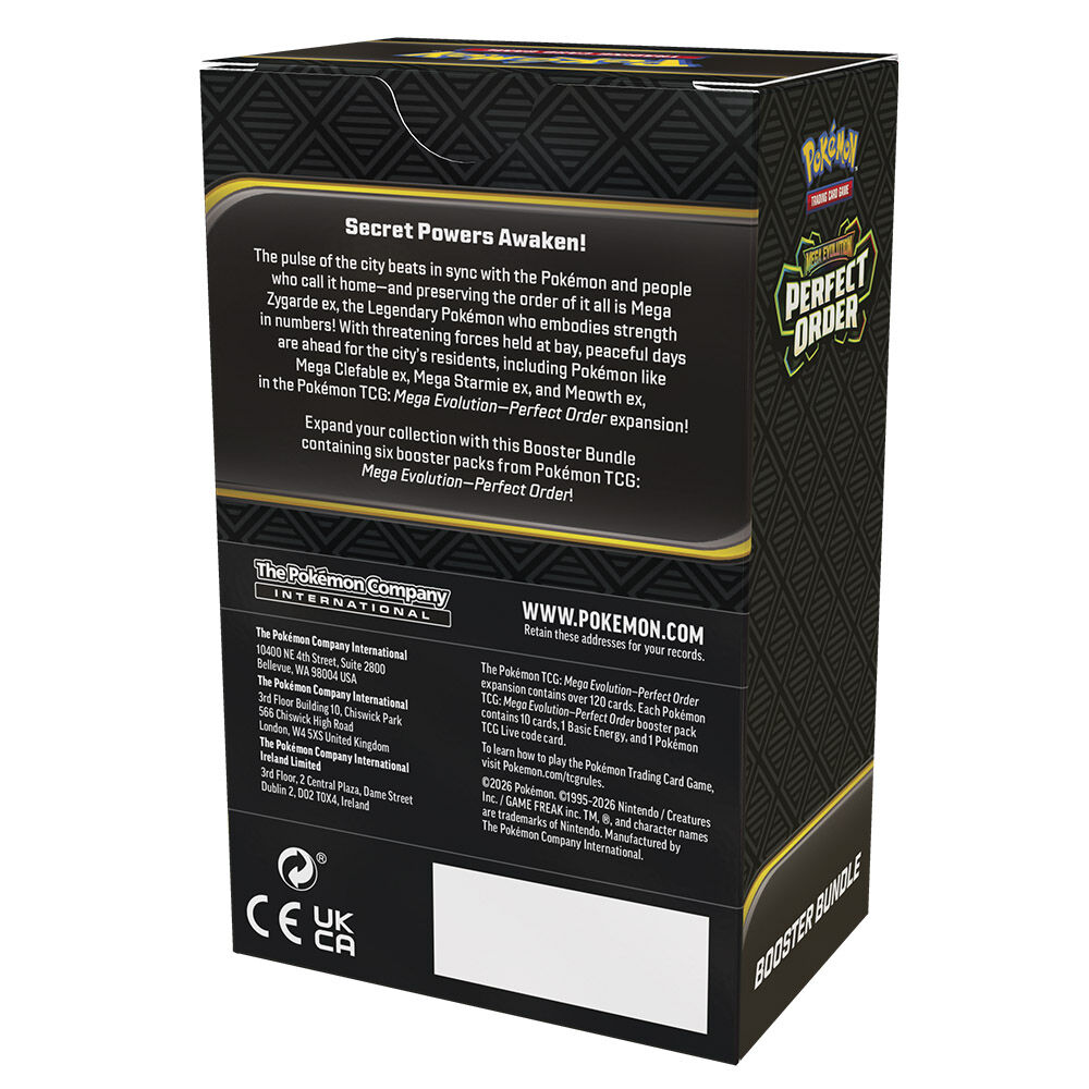 Juego cartas Refuerzo Booster Bundle Equilibrio Perfecto Pokemon ingles