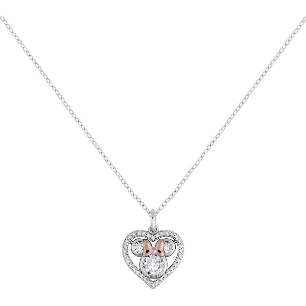 Colgante Corazon Minnie Disney plata