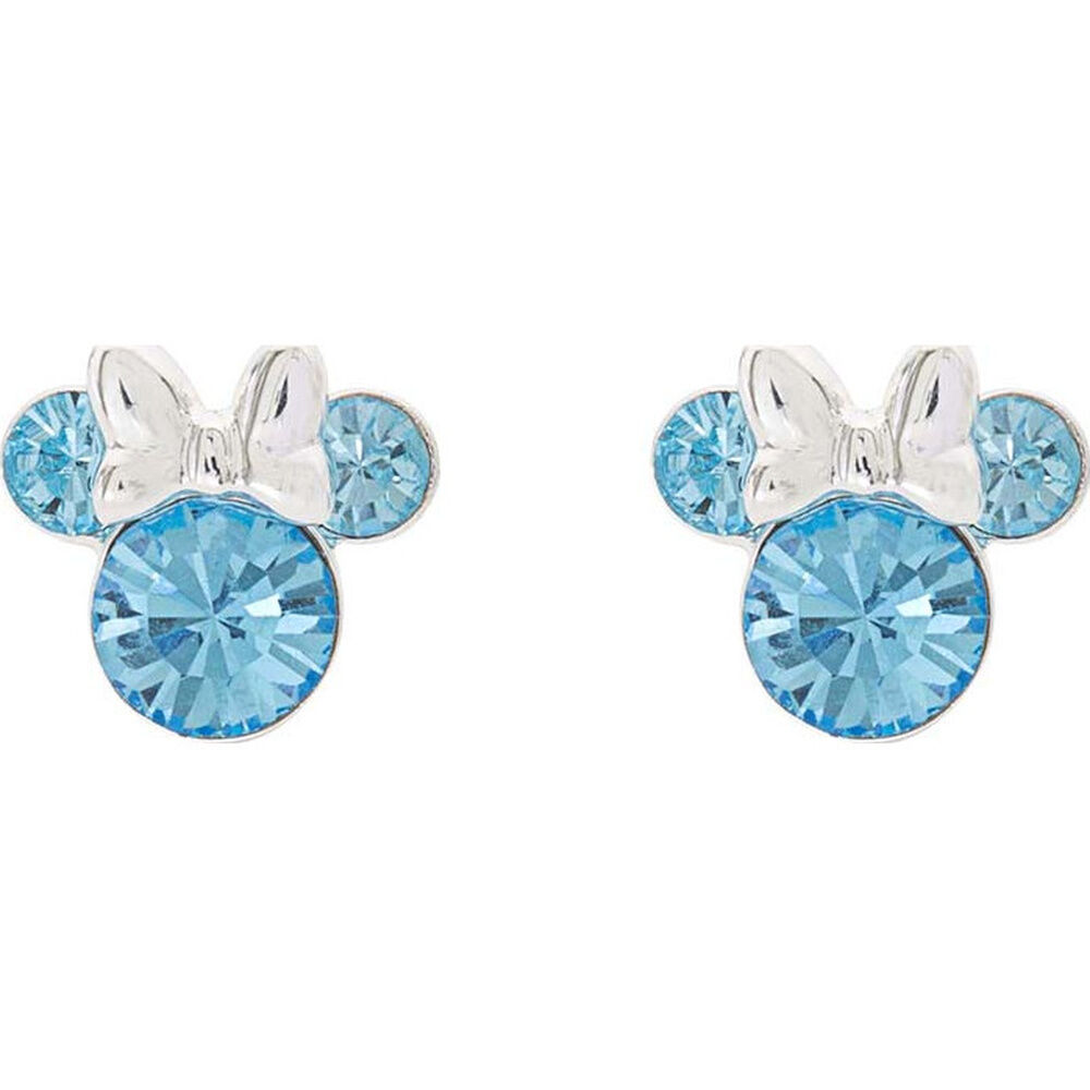 Pendientes Marzo Minnie Disney plata