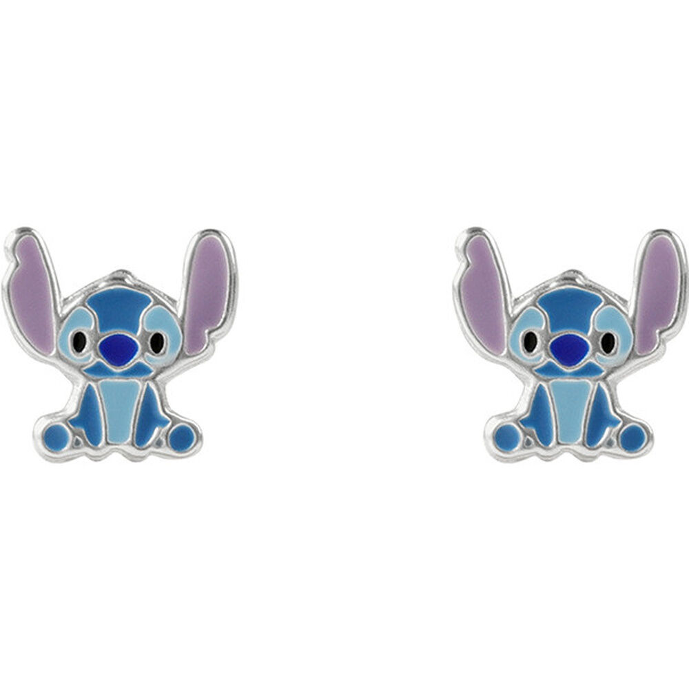 Pendientes Stitch Disney plata