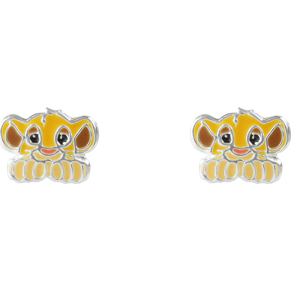 Pendientes Simba El Rey Leon Disney plata