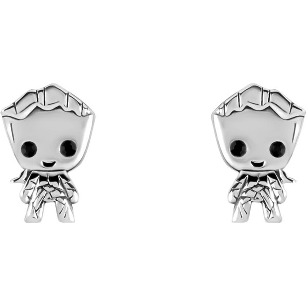 Pendientes Groot Guardianes de la Galaxia Marvel plata