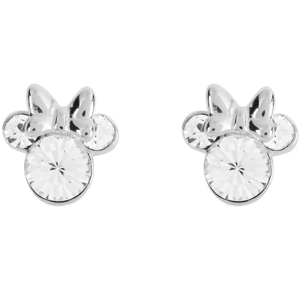 Pendientes Abril Minnie Disney plata