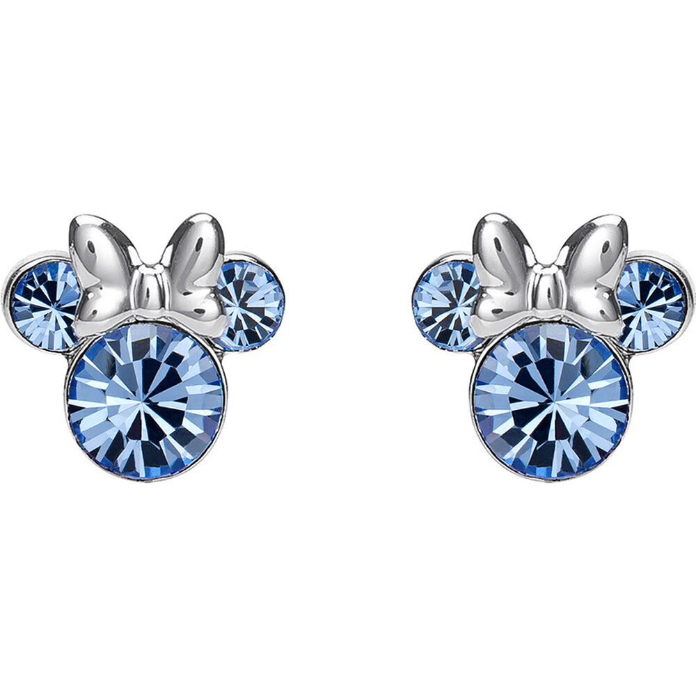 Pendientes Diciembre Minnie Disney plata