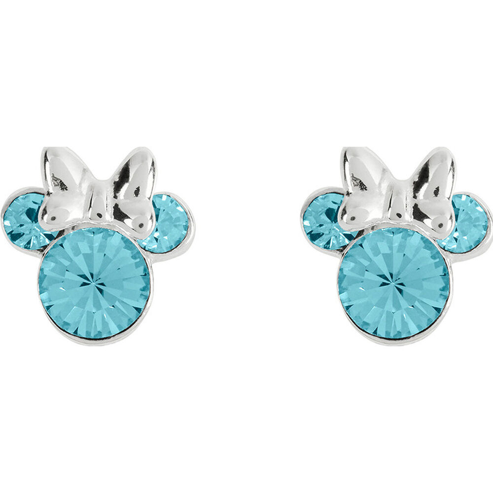 Pendientes Marzo Minnie Disney plata