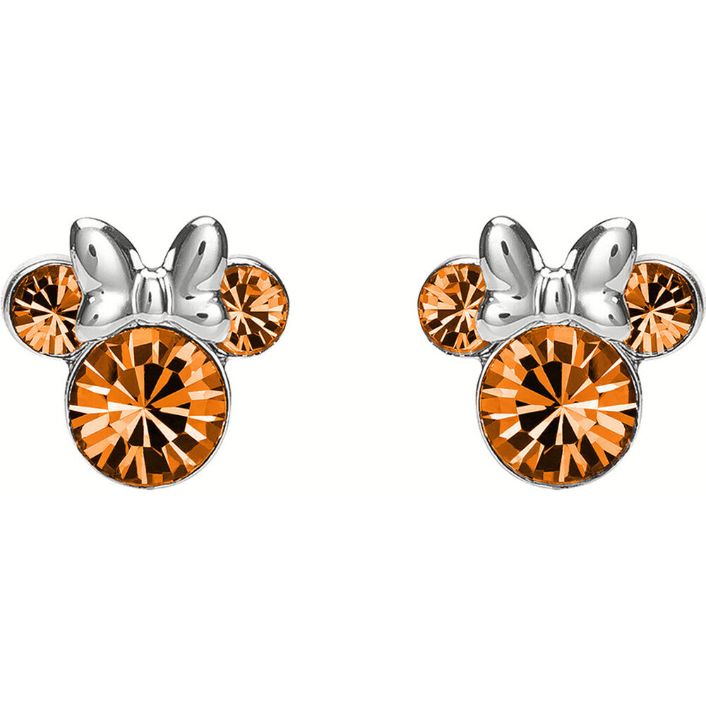 Pendientes Noviembre Minnie Disney plata