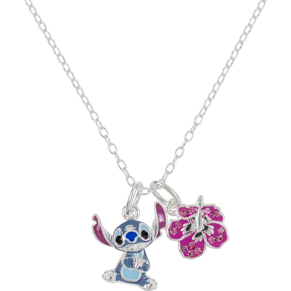 Colgante Charm Stitch Disney plata