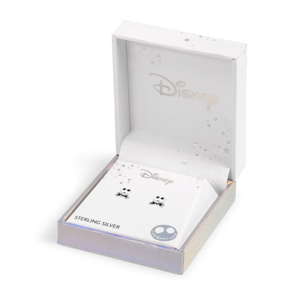 Pendientes Jack Pesadilla Antes de Navidad Disney plata