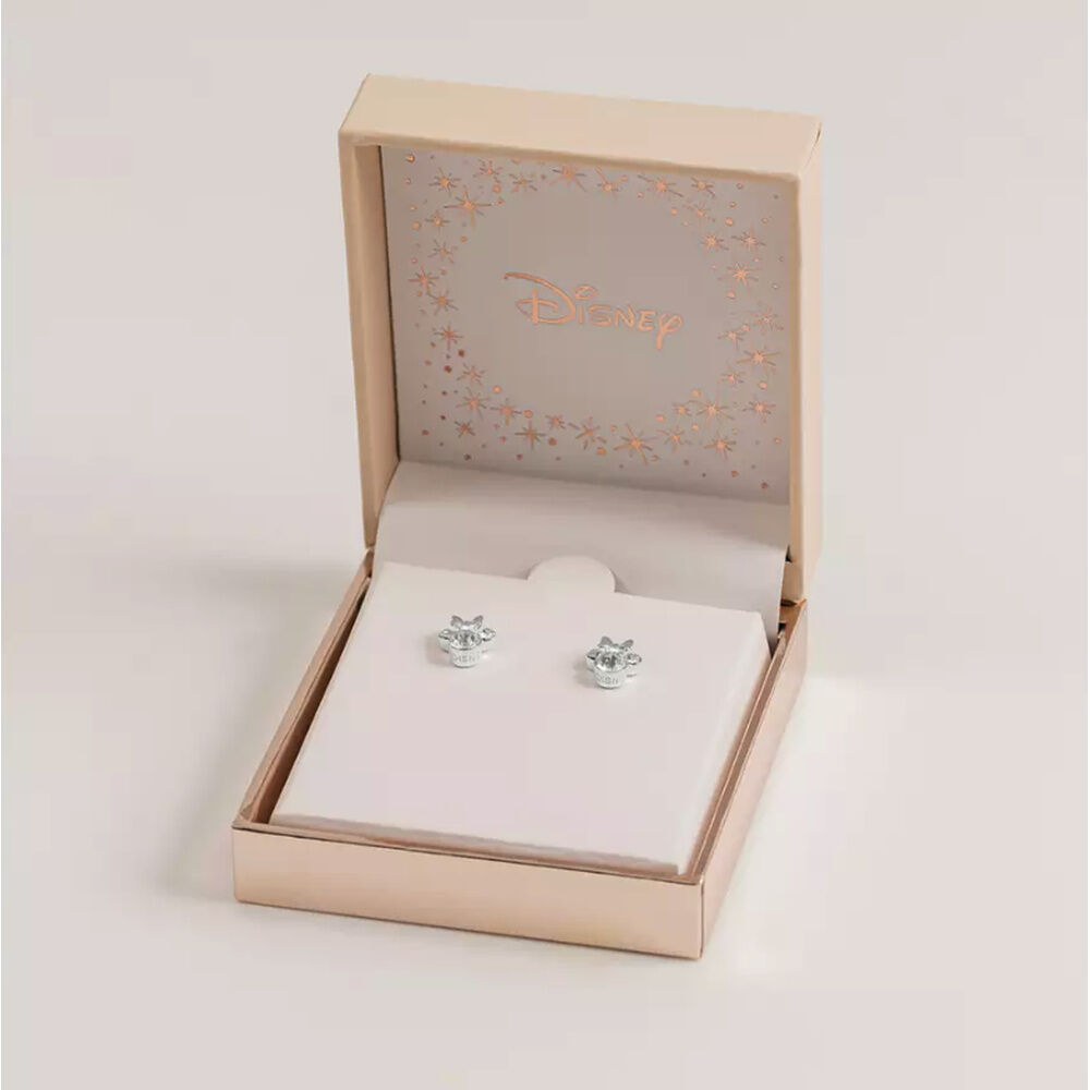 Pendientes Abril Minnie Disney plata