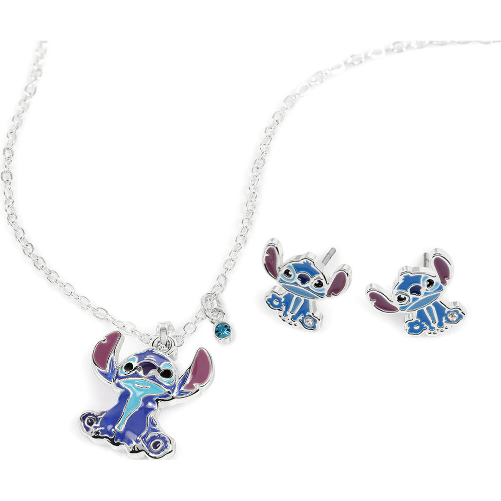 Set colgante + pendientes Stitch Disney