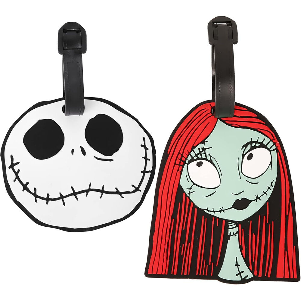 Set 2 Etiquetas de Equipaje Pesadilla Antes de Navidad Disney