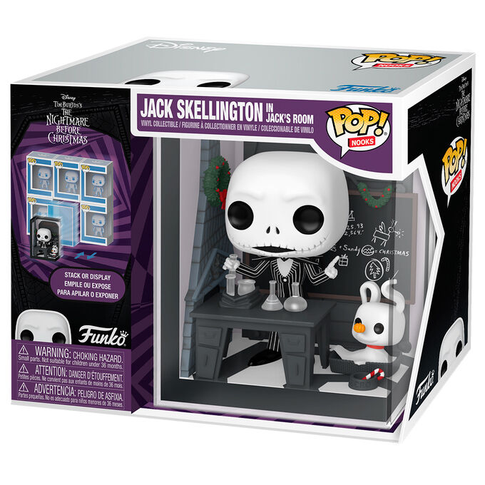 Figura POP Nooks Disney Pesadilla Antes de Navidad Jack Skellington in Jack’s Room