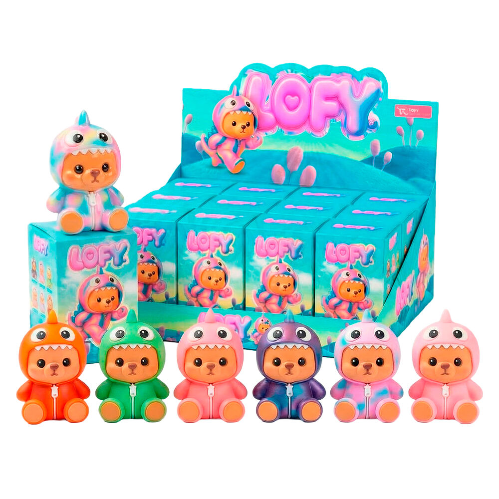 Muñeco sorpresa PVC Blind Box Oso Lofy 7cm surtido