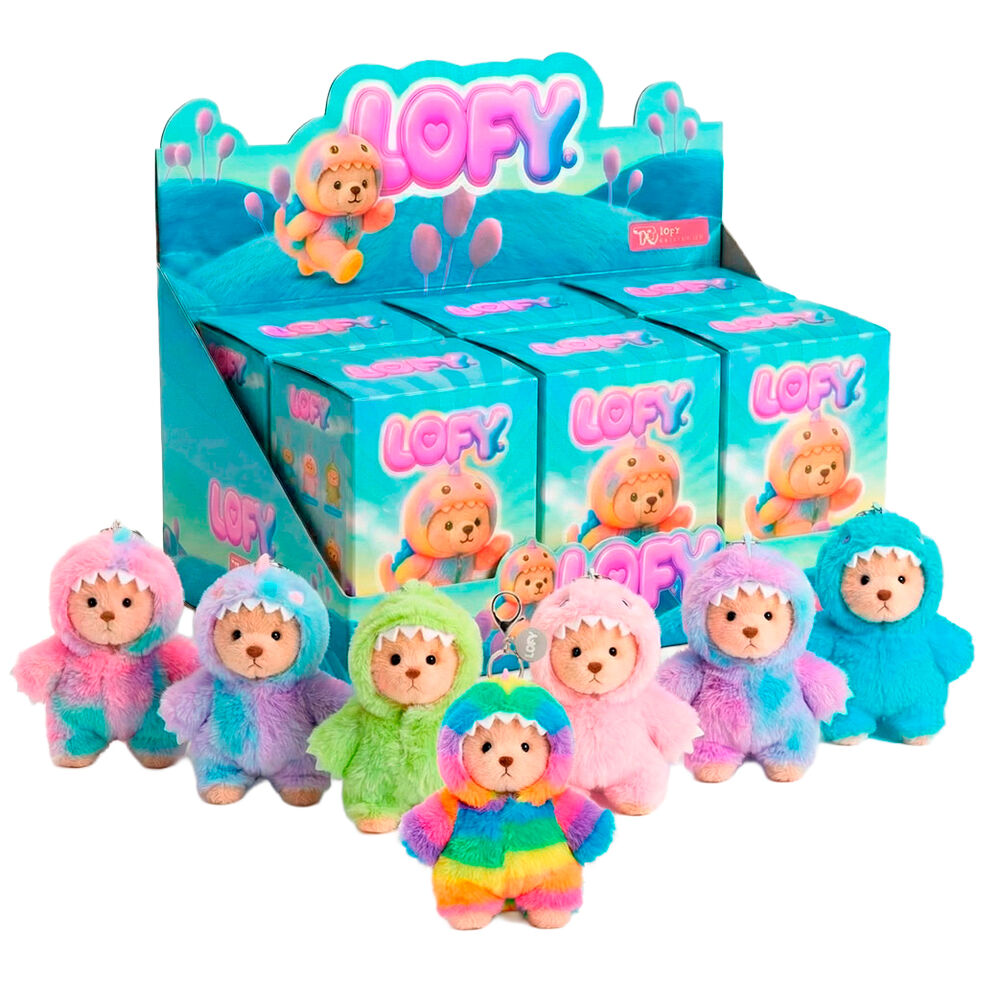 Muñeco llavero peluche sorpresa Blind Box Oso Lofy 17cm surtido