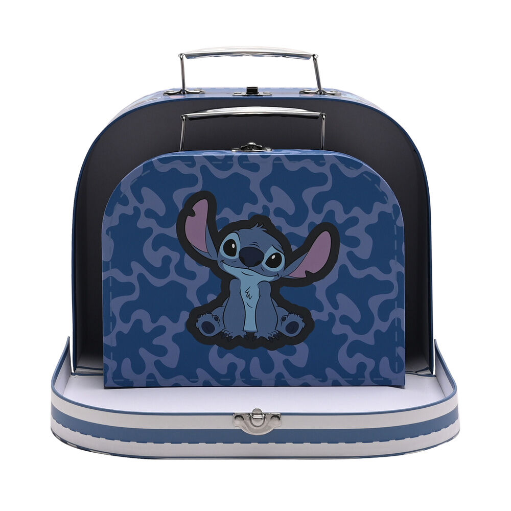 Set 2 cajas almacenamiento Stitch Disney