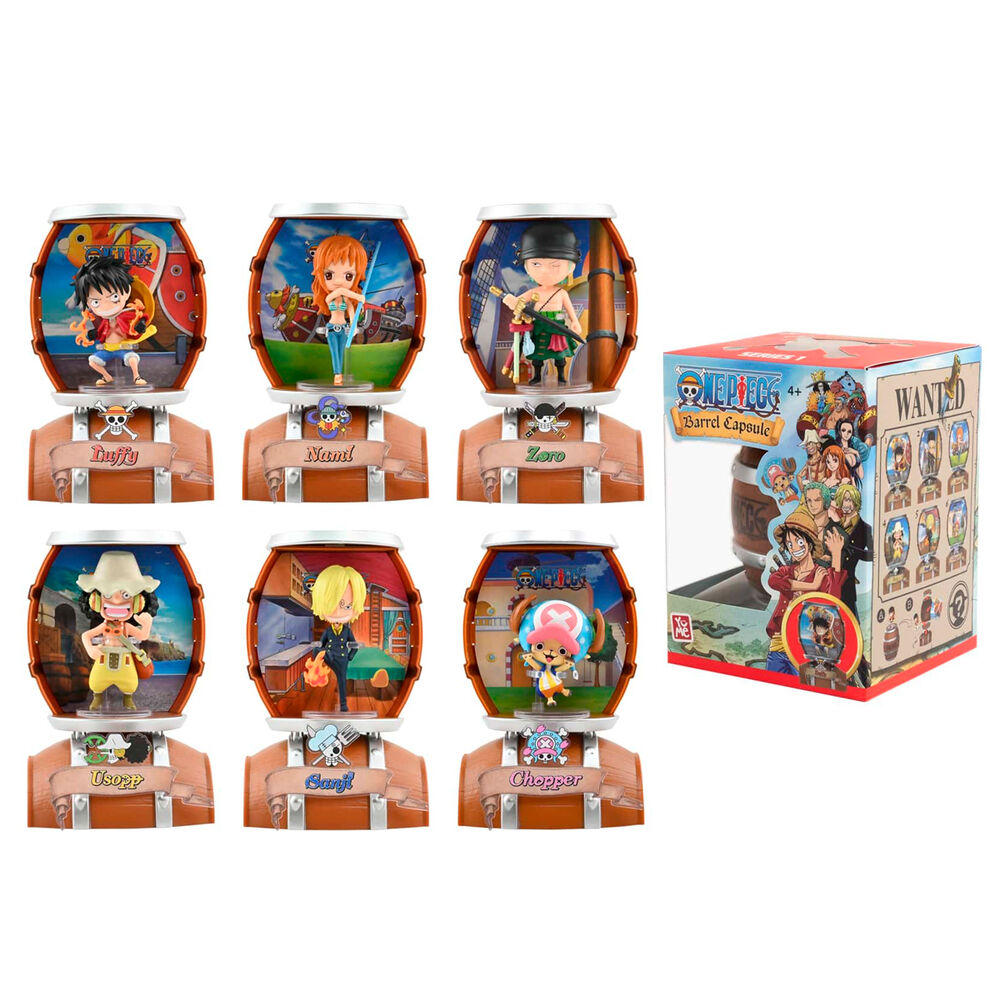 Figura sorpresa Barril One Piece surtido