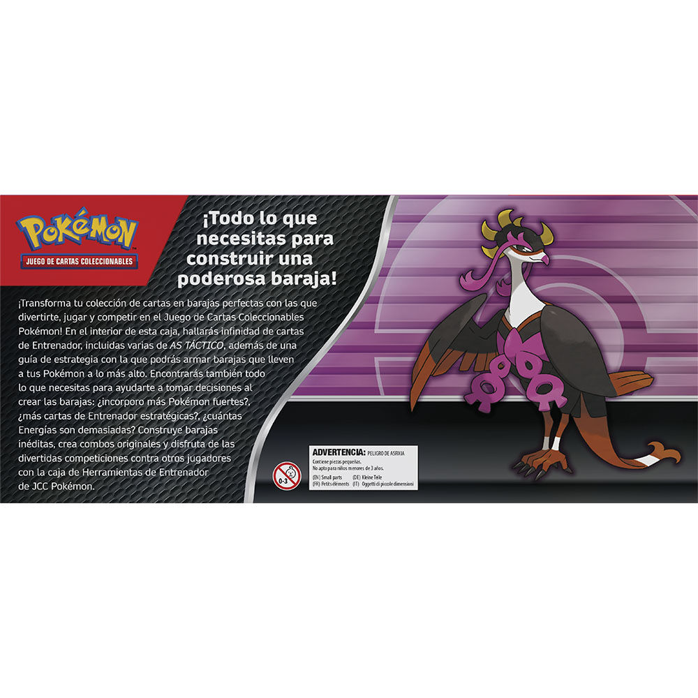 Estuche Kit Herramientas de Entrenador juego cartas coleccionables Pokemon español