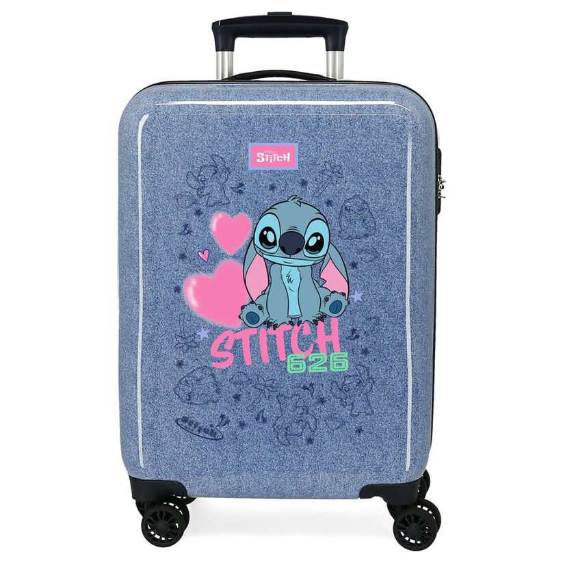 Maleta trolley ABS Hearts Stitch Disney 55cm