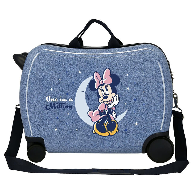 Maleta trolley ABS One In A Million Denim Minnie Disney 50cm