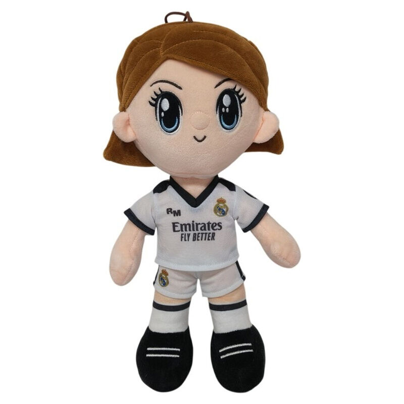 Peluche Jugadora Baloncesto Real Madrid 36cm