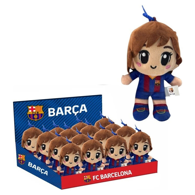 Peluche Chica FC Barcelona 12cm