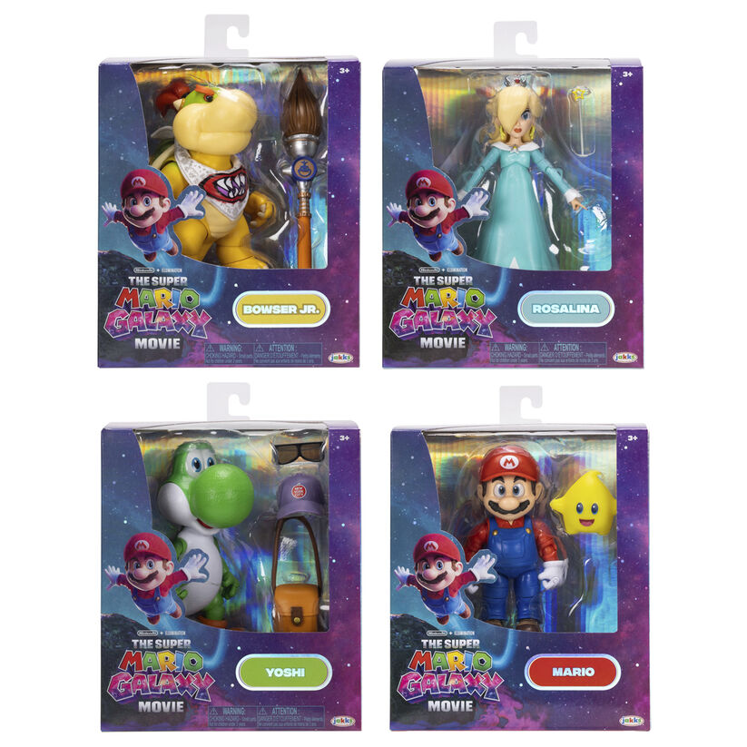 Figura Super Mario Galaxy Movie Super Mario Bros 12,5cm surtido