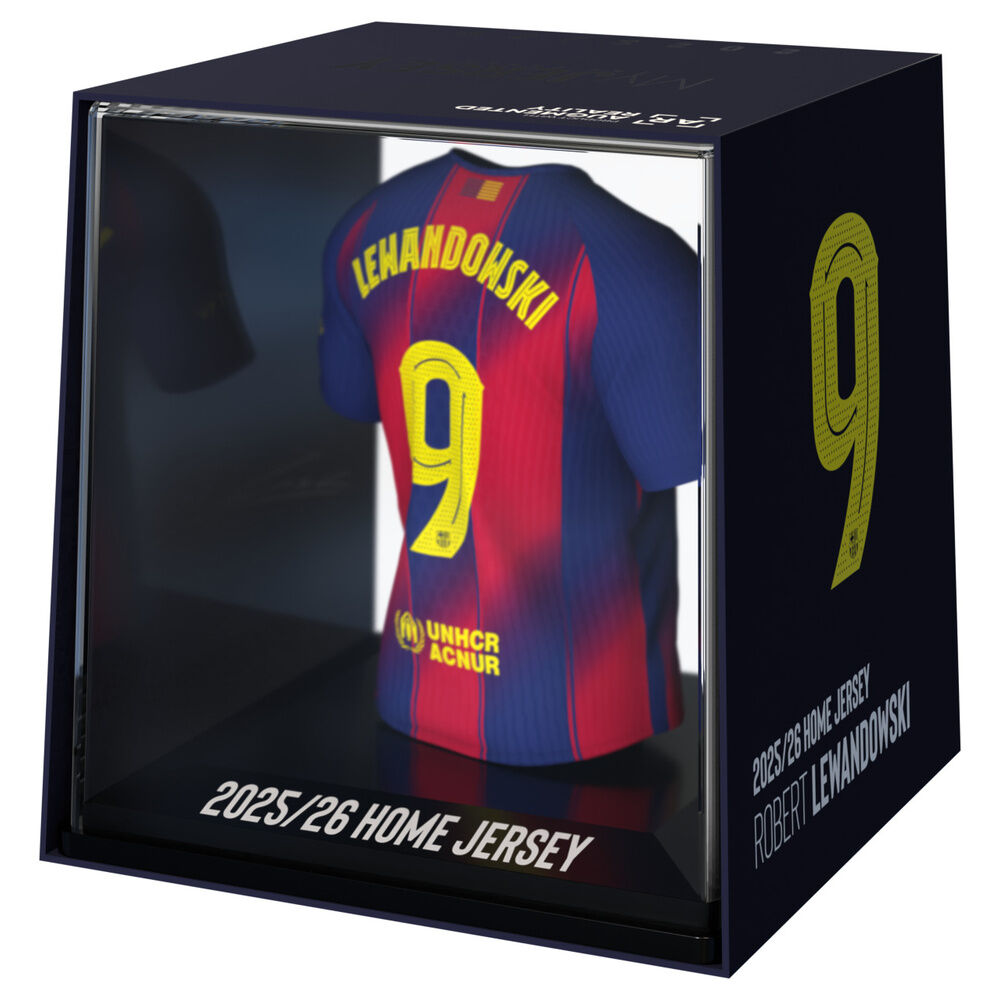 Figura Mini Camiseta Lewandowski FC Barcelona