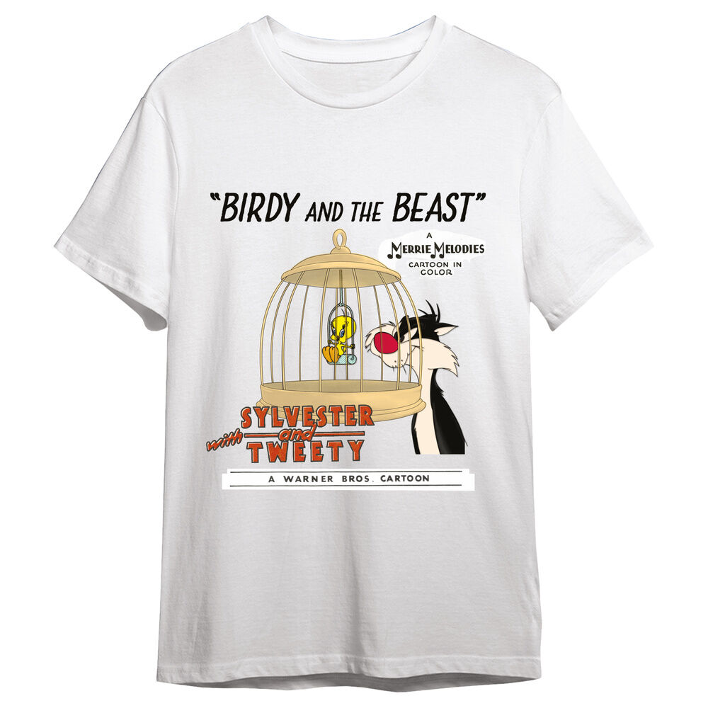 Camiseta Silvestre & Piolin Looney Tunes